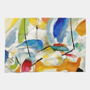 Kandinsky Sea Battle 1913 Kökshandduk