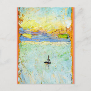 Kandinsky - Segelbåt till havs Vykort
