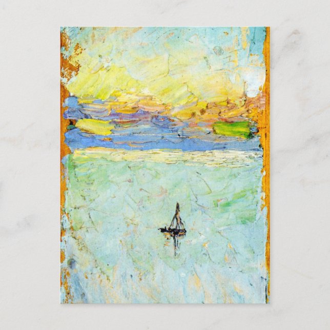 Kandinsky - Segelbåt till havs Vykort (Framsida)