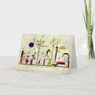 Kandinsky - seriös Roligt, abstrakt konst Kort