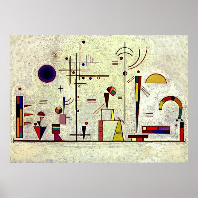 Kandinsky - seriös Roligt Poster (Framsidan)