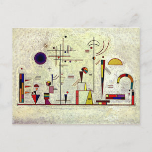 Kandinsky - seriös Roligt Vykort