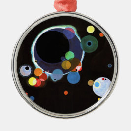 Kandinsky - Several Circles, famous abstract art Julgransprydnad Metall