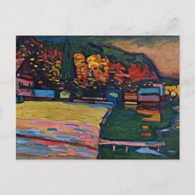 Kandinsky - Sjö Starnberg Vykort (Framsida)