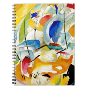 Kandinsky Sjöslag 1913 Anteckningsbok Med Spiral