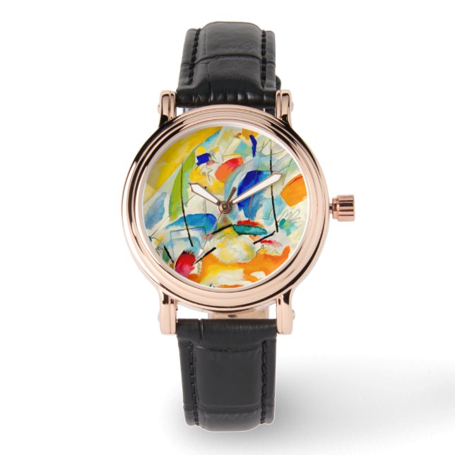 Kandinsky Sjöslag 1913 Armbandsur (Framsida)