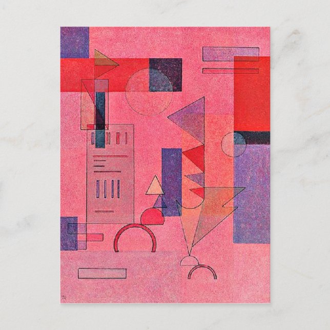 Kandinsky - skiktad vykort (Framsida)