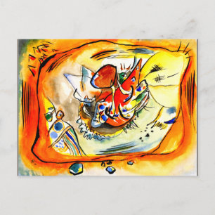 Kandinsky - Skiss för en målning, Orange Gräns Vykort
