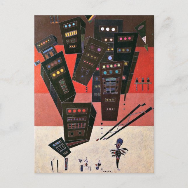 Kandinsky - Skuggor Vykort (Framsida)