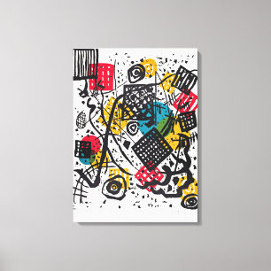 Kandinsky - Små världar V, abstrakt konst Canvastryck