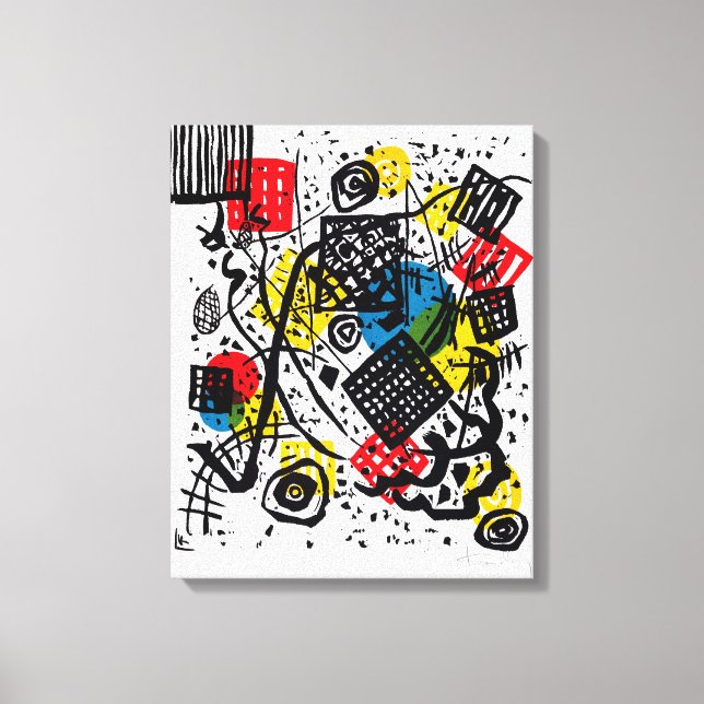 KANDINSKY - SMÅ WORLDS V - 1922 - Bauhaus - Canvastryck (Framsida)