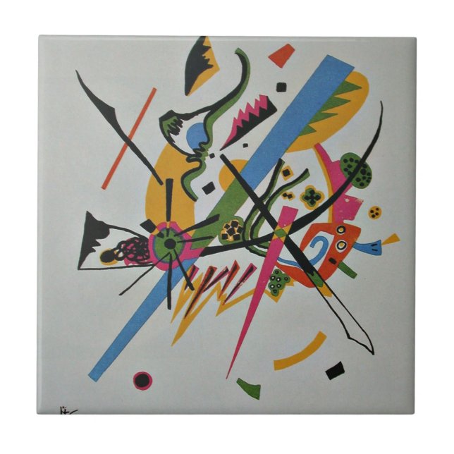 Kandinsky - Small Worlds, 1922 Kakelplatta (Framsidan)