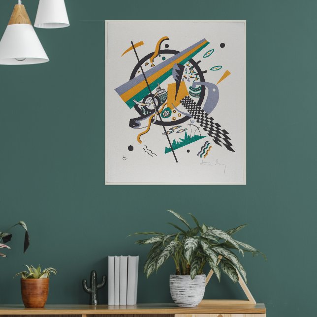 Kandinsky 'Small Worlds' 1922 Poster (Vardagsrum 1)