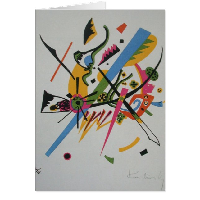Kandinsky Small Worlds Kleine Welts I Hälsningskort (Framsidan)