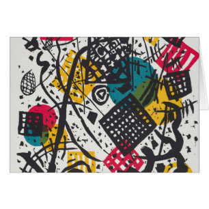 Kandinsky Small Worlds V Abstrakt Classic Hälsningskort