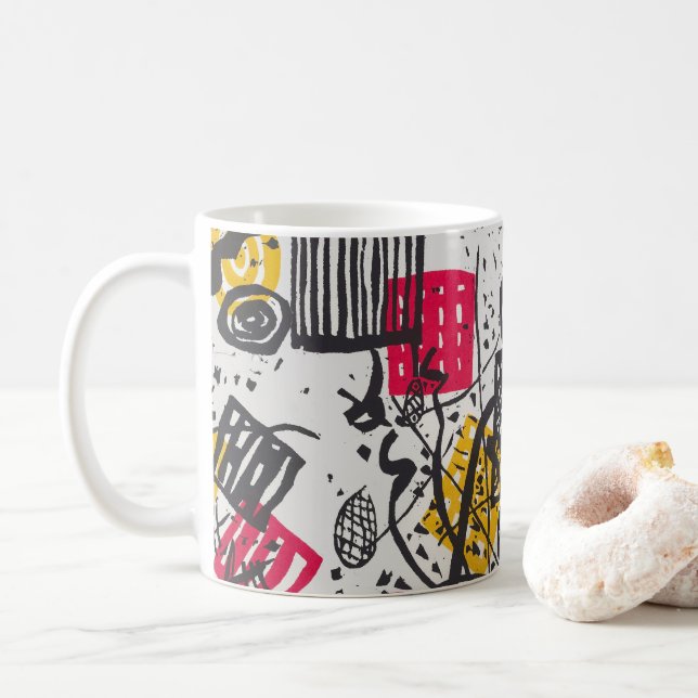 Kandinsky Small Worlds V Abstrakt Classic Kaffemugg (Med munk)