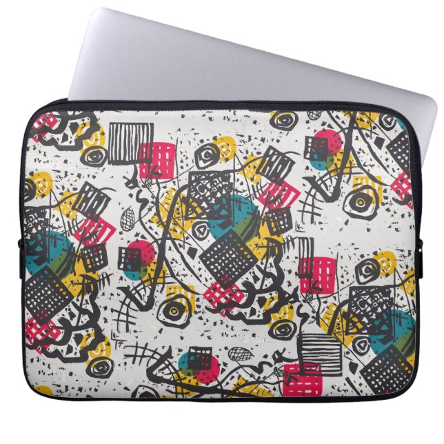 Kandinsky Small Worlds V Abstrakt Classic Laptop Fodral (Framsidan)