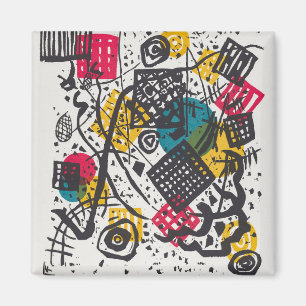 Kandinsky Small Worlds V Abstrakt Classic Magnet