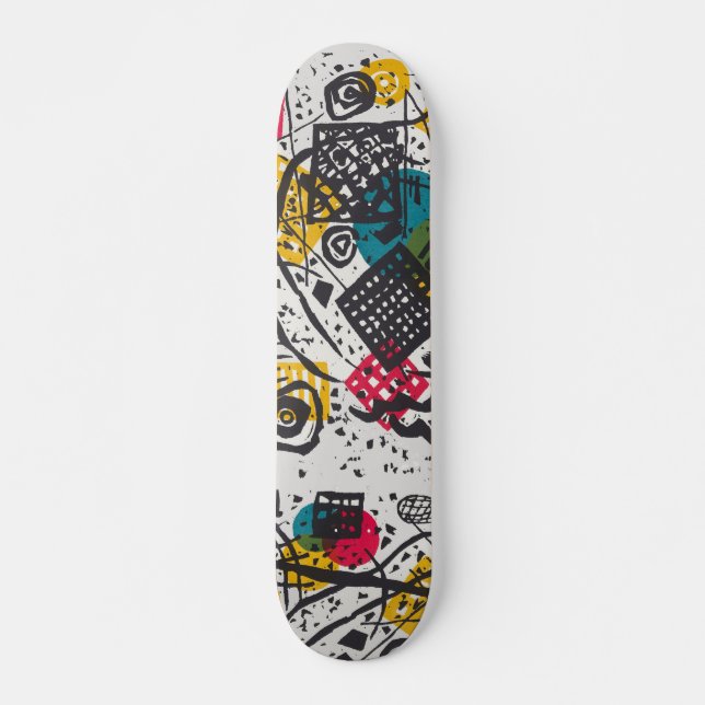 Kandinsky Small Worlds V Abstrakt Classic Mini Skateboard Bräda 18,5 Cm (Framsida)