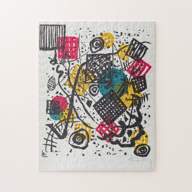 Kandinsky Small Worlds V Abstrakt Classic Pussel (Vertikal)