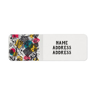 Kandinsky Small Worlds V Abstrakt Classic Returadress Etikett