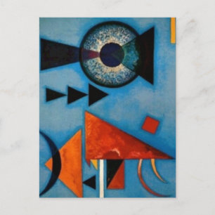 Kandinsky Soft Hard Abstrakt Helg Vykort