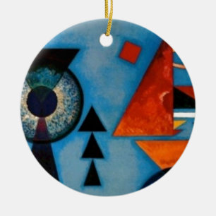 Kandinsky Soft Hard Abstrakt Julgransprydnad Keramik