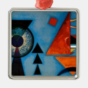 Kandinsky Soft Hard Abstrakt Julgransprydnad Metall