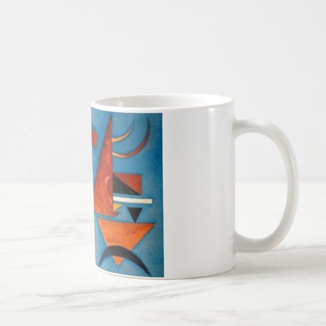 Kandinsky Soft Hard Abstrakt Kaffemugg (Höger)