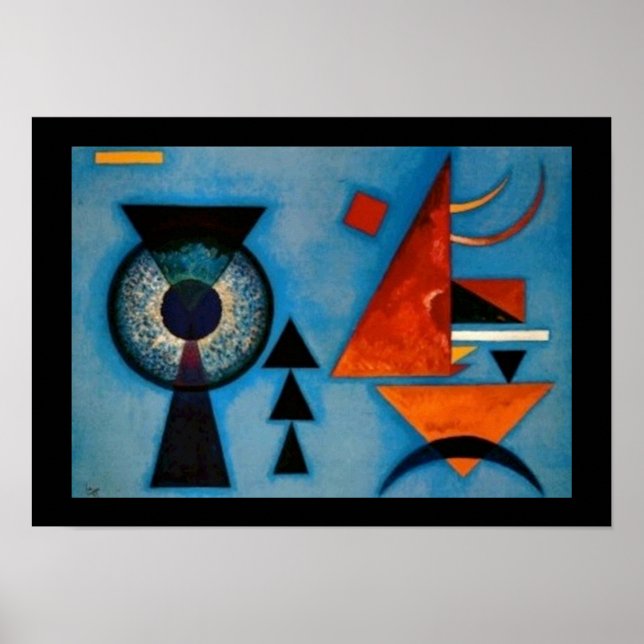 Kandinsky Soft Hard Abstrakt Poster (Framsidan)