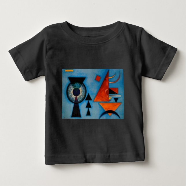 Kandinsky Soft Hard Abstrakt T-shirt (Framsida)