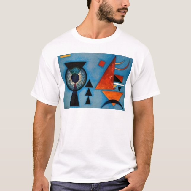 Kandinsky Soft Hard Abstrakt Tee Shirt (Framsida)