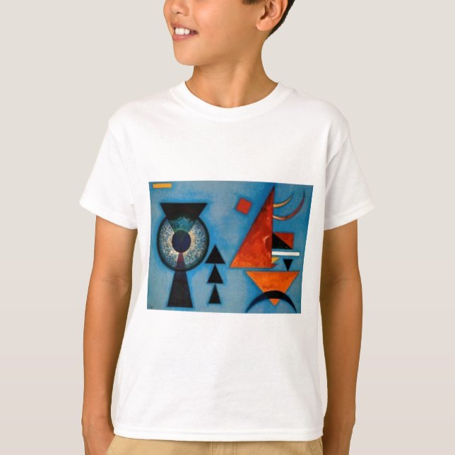 Kandinsky Soft Hard Abstrakt Tee Shirt (Framsida)