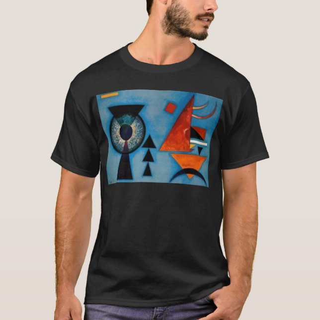 Kandinsky Soft Hard Abstrakt Tee Shirt (Framsida)