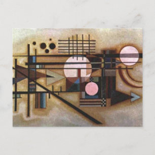 Kandinsky Softened Construction Helg Vykort