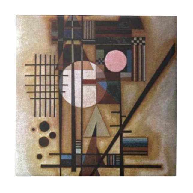 Kandinsky Softened Construction Kakelplatta (Framsidan)