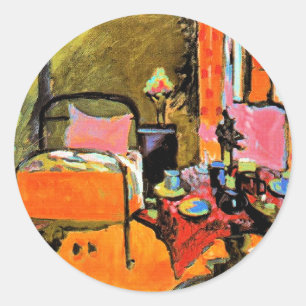 Kandinsky - Sovrum i Aintmillerstrasse, Runt Klistermärke