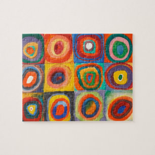 Kandinsky Squares Concentric Circles Abstrakt Art Pussel