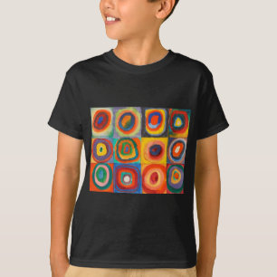 Kandinsky Squares Concentric Circles T Shirt