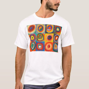 Kandinsky Squares Concentric Circles T Shirt