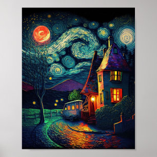 Kandinsky - Starry night Poster
