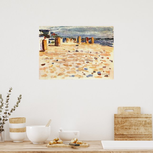 Kandinsky - Strandkorgar i Holland Poster (Kök)