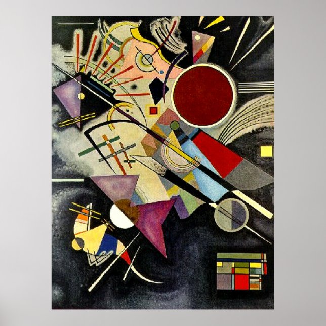 Kandinsky - Svart ackompanjemang  Poster (Framsidan)