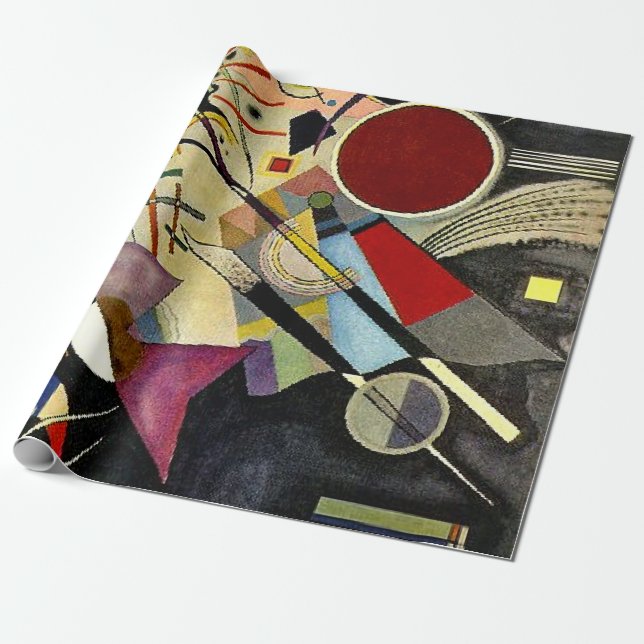 Kandinsky - Svart ackompanjemang Presentpapper (Utrullad)