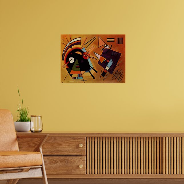 Kandinsky - Svart och Violett, Poster (Vardagsrum 2)