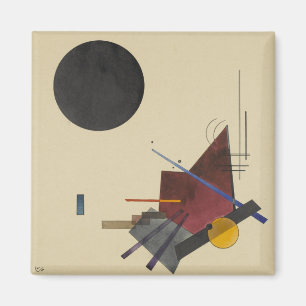 Kandinsky - Svart relation Magnet