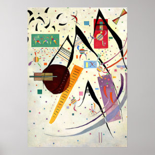 Kandinsky - Svarta punkter Poster