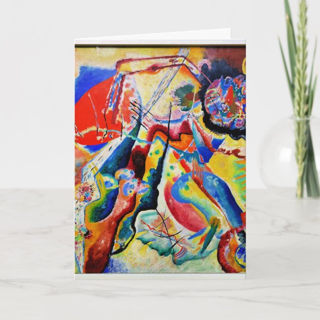 Kandinsky - Tableau a la Tache Rouge Kort (Framsida)