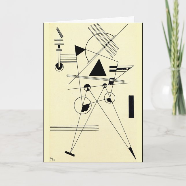 Kandinsky - Teckning för Point Kort (Framsida)