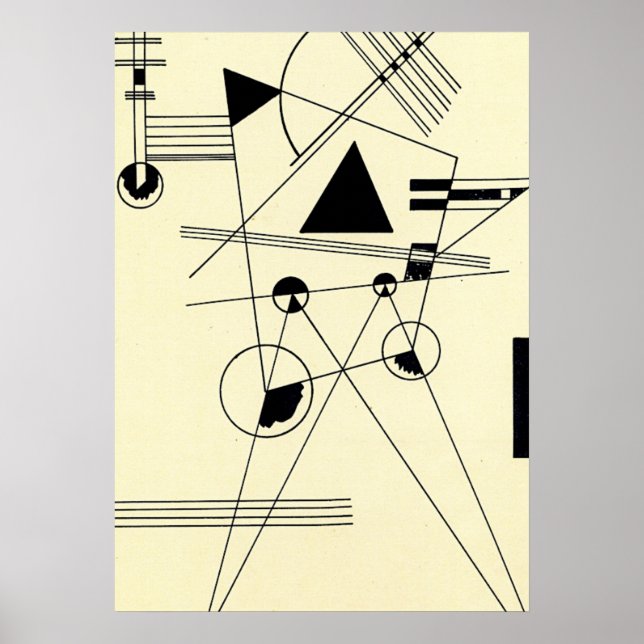 Kandinsky - Teckning för Point Poster (Framsidan)